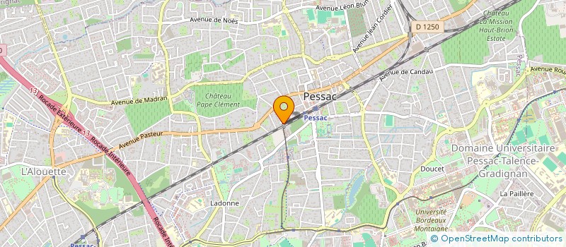 localisation de l'entreprise SCORPION  PESSAC