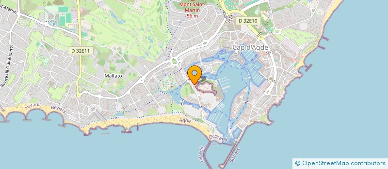 localisation de l'entreprise SCORPION  AGDE