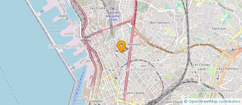 localisation de l'entreprise SCORPION AUTO KARTING à MARSEILLE