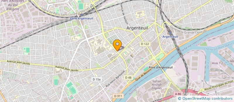 localisation de l'entreprise SCORPIOX à ARGENTEUIL