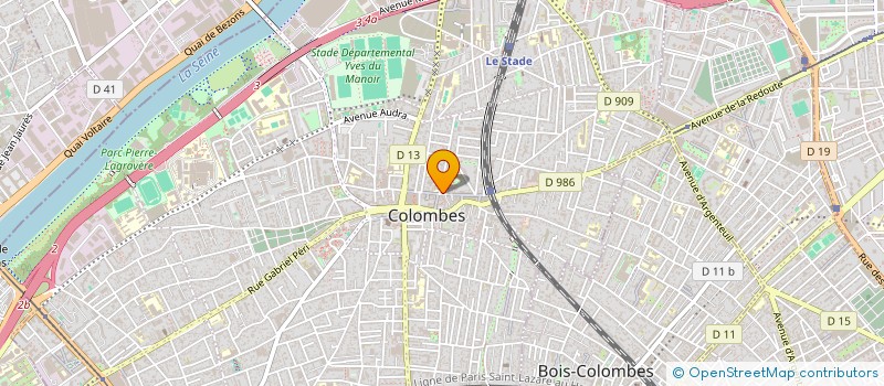 localisation de l'entreprise SCORTIS à COLOMBES