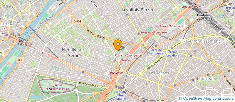 localisation de l'entreprise SCORTO INVEST à NEUILLY-SUR-SEINE
