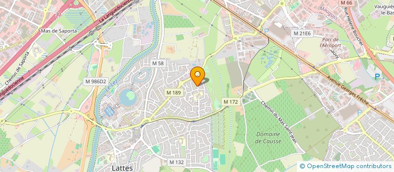 localisation de l'entreprise SCORVAL à LATTES