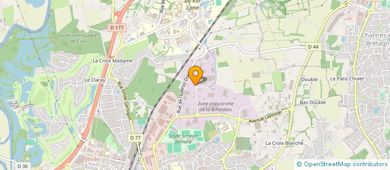 localisation de l'entreprise SCORVALIS à BRUZ