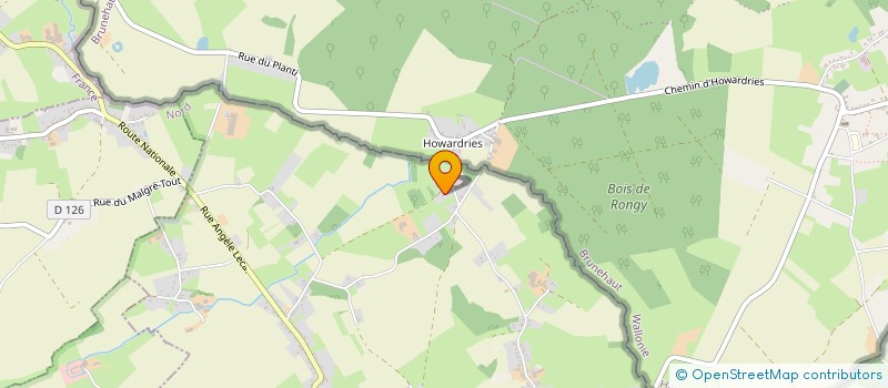 localisation de l'entreprise SCOSI  RUMEGIES