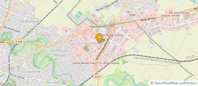 localisation de l'entreprise SCOT EXPANSION à NIORT