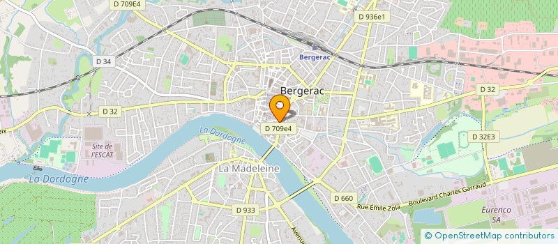 localisation de l'entreprise SCOT INVEST à BERGERAC