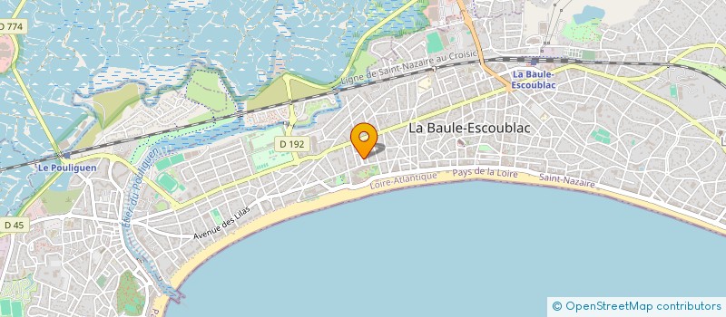localisation de l'entreprise SCOTCH CLUB à LA BAULE-ESCOUBLAC