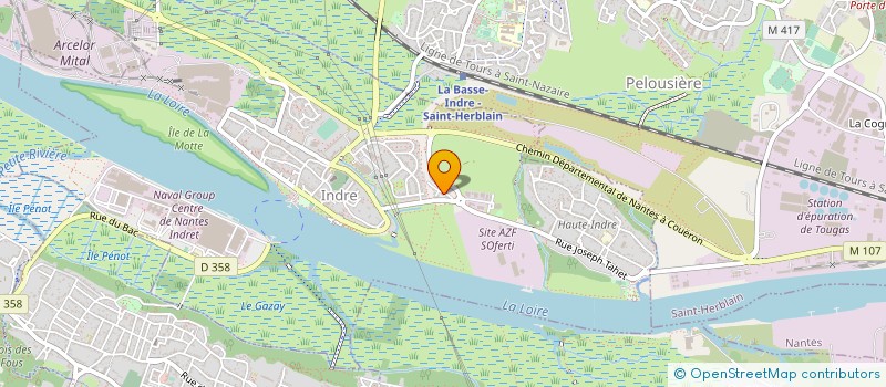 localisation de l'entreprise SCOTELEC à INDRE