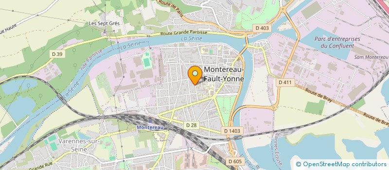 localisation de l'entreprise SCOTINA  MONTEREAU-FAULT-YONNE