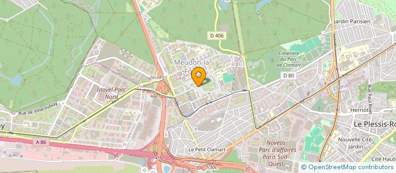 localisation de l'entreprise SCOTOME.COM à MEUDON