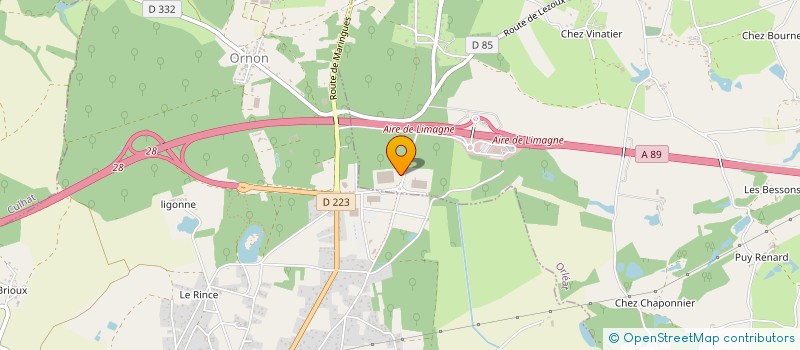 localisation de l'entreprise SCOTT  ORLEAT