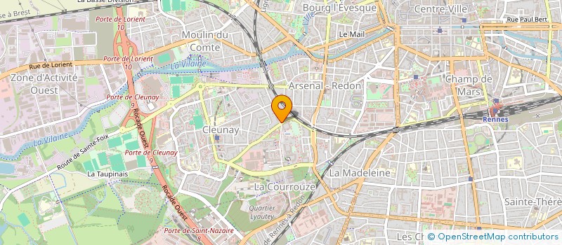 localisation de l'entreprise SCOTT  RENNES