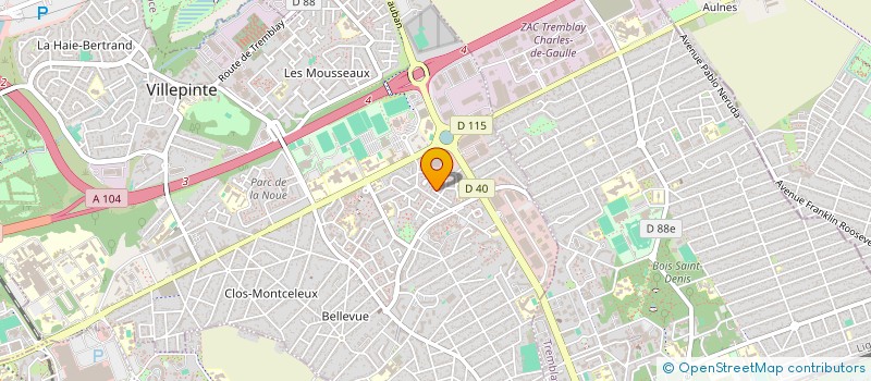 localisation de l'entreprise SCOTT ONE  VILLEPINTE