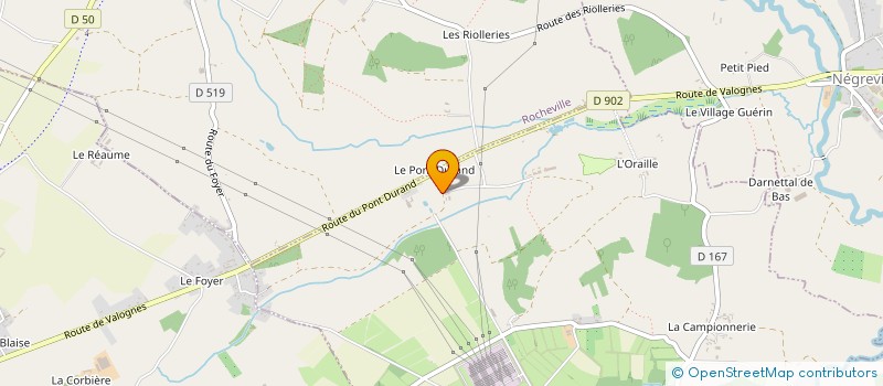 localisation de l'entreprise SCOTT RANDALL 2  L'ETANG-BERTRAND