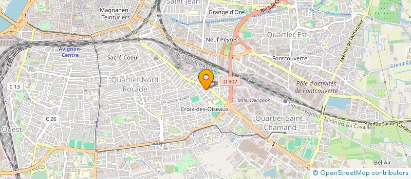 localisation de l'entreprise SCOTTABA  AVIGNON