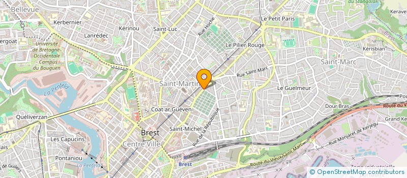 localisation de l'entreprise SCOTTI  BREST