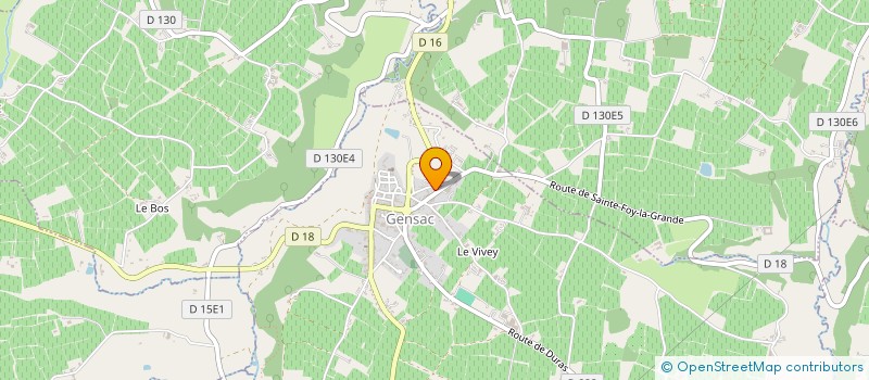 localisation de l'entreprise SCOTTI TABERNOTE  GENSAC