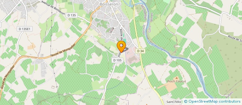 localisation de l'entreprise SCOTTO ETANCHEITE à BOISSERON