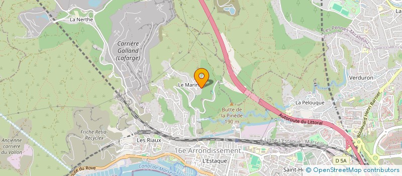 localisation de l'entreprise SCOTTO FESTIVAL  MARSEILLE