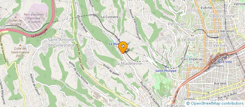 localisation de l'entreprise SCOTTO LE MASSESE ET LEGENDRE à NICE