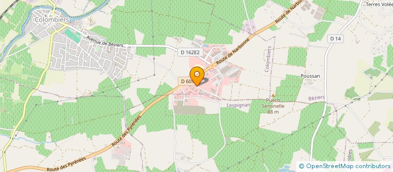 localisation de l'entreprise SCOTTO RECYCLAGE  COLOMBIERS