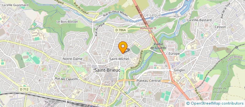 localisation de l'entreprise SCOUBIDOU à SAINT-BRIEUC