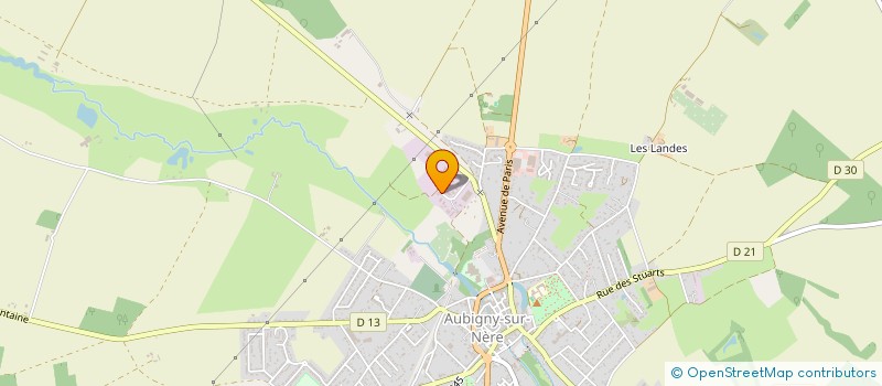 localisation de l'entreprise SCOUBIDOU  AUBIGNY-SUR-NERE