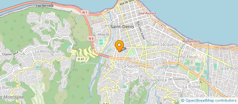 localisation de l'entreprise SCOUBIDOU CLUB à SAINT-DENIS