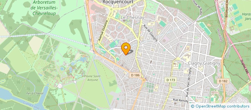 localisation de l'entreprise SCOUBIDOU SARL à LE CHESNAY-ROCQUENCOURT