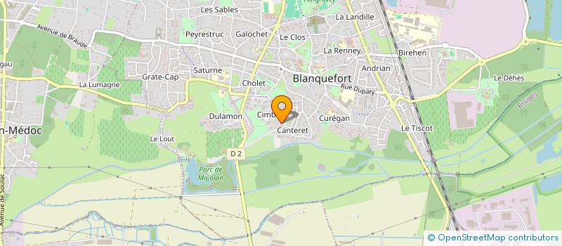 localisation de l'entreprise SCOUP à BLANQUEFORT
