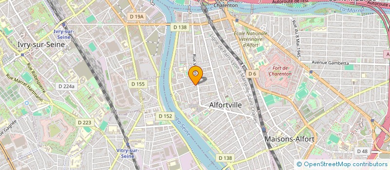 localisation de l'entreprise SCOUP à ALFORTVILLE