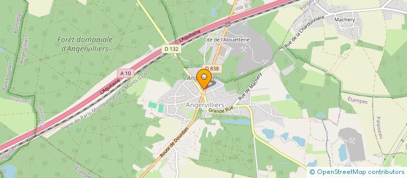 localisation de l'entreprise SCOUR MANNOURY  ANGERVILLIERS