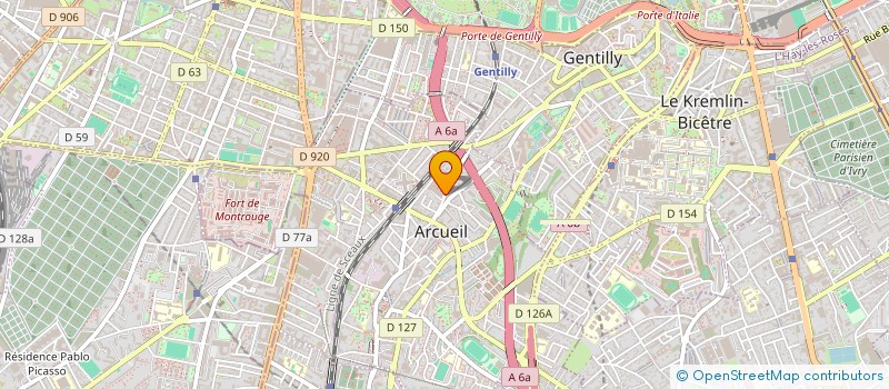 localisation de l'entreprise SCOUTIK  ARCUEIL