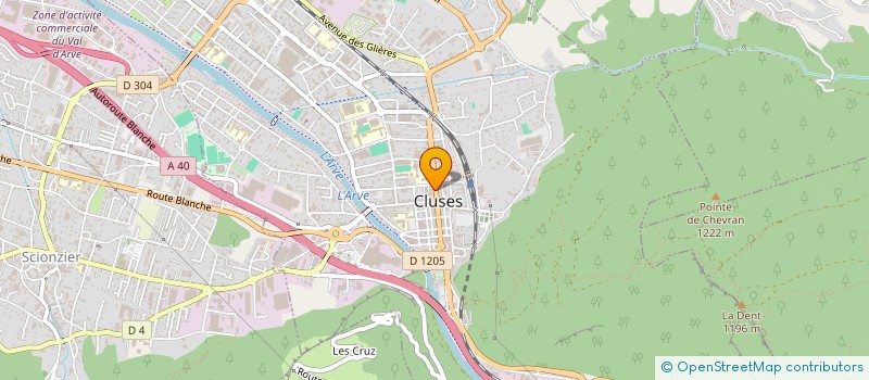 localisation de l'entreprise SCOUTS DE CLUSES  CLUSES