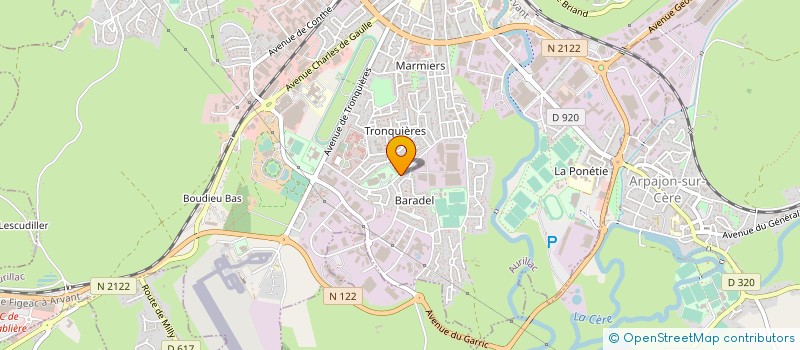 localisation de l'entreprise SCOUTS DE FRANCE à AURILLAC