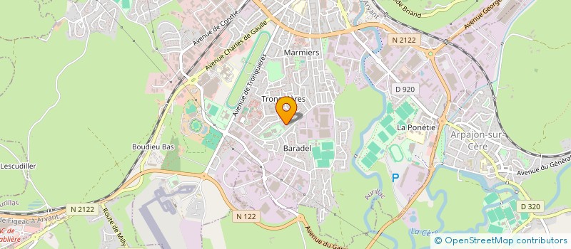 localisation de l'entreprise SCOUTS DE FRANCE à AURILLAC