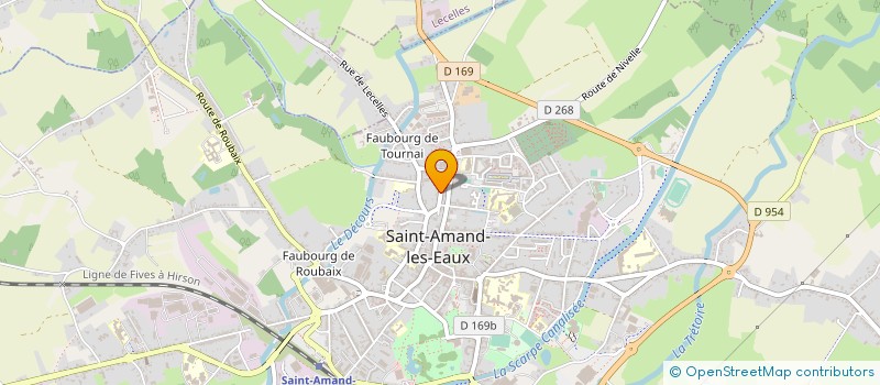 localisation de l'entreprise SCOUTS DE FRANCE  SAINT-AMAND-LES-EAUX