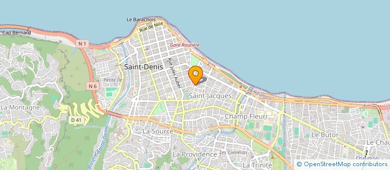 localisation de l'entreprise SCOUTS DE FRANCE A LA REUNION à SAINT-DENIS