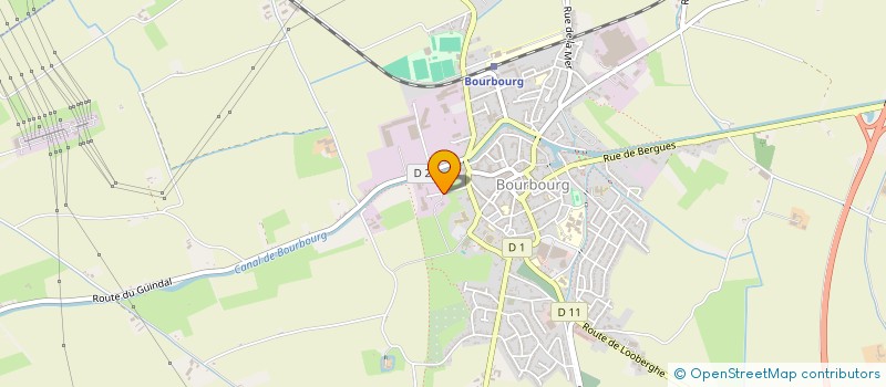 localisation de l'entreprise SCOUTS ET GUIDES DE FRANCE GROUPE RIVES DE L'AA  BOURBOURG