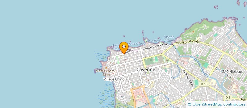 localisation de l'entreprise SCOUTS ET GUIDES DE GUYANE  CAYENNE