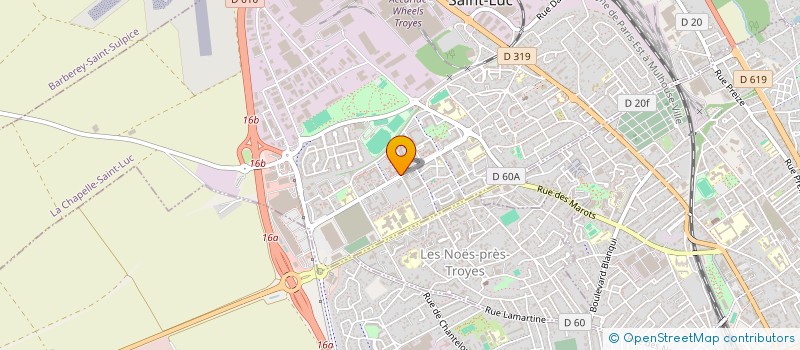 localisation de l'entreprise SCOUTS LIBRES EUROPEENS à LA CHAPELLE-SAINT-LUC