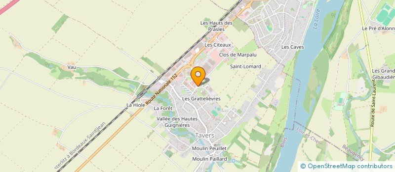localisation de l'entreprise SCOVAL à TAVERS