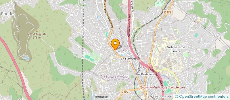 localisation de l'entreprise SCOZA à LES PENNES-MIRABEAU