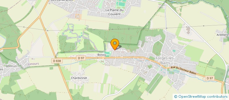 localisation de l'entreprise SCP  FORGES-LES-BAINS