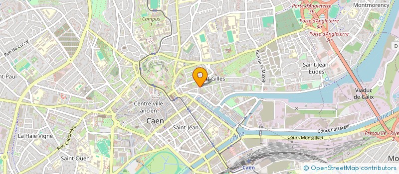 localisation de l'entreprise SCP 53 RUE BASSE à CAEN