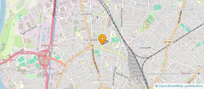 localisation de l'entreprise SCP 9 BIS à TOULOUSE