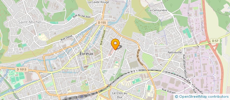 localisation de l'entreprise SCP  EVREUX