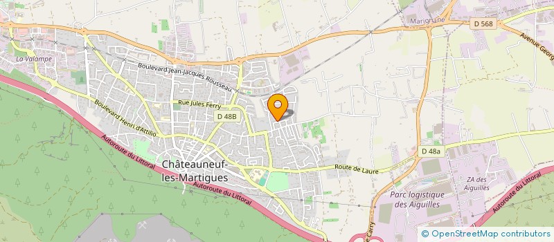 localisation de l'entreprise SCP à CHATEAUNEUF-LES-MARTIGUES