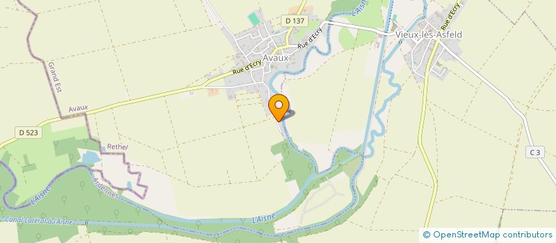 localisation de l'entreprise SCP  BRIENNE-SUR-AISNE